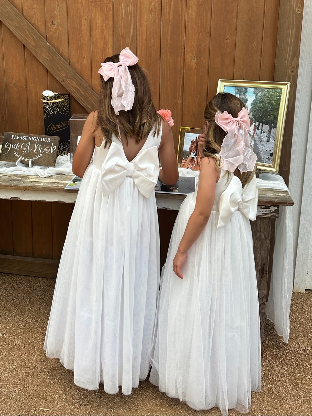 Show Me Your MuMu Little Girls Ivory Full-Tulle Flower Girl Dress